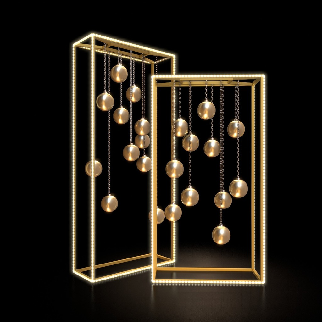 Куб с шарами №1 S | M