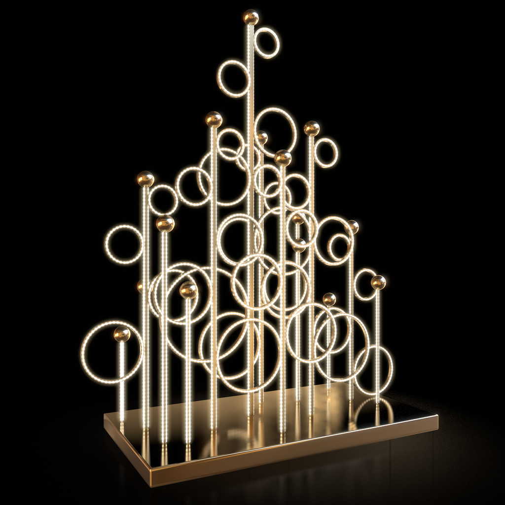 Световая инсталляция № 9