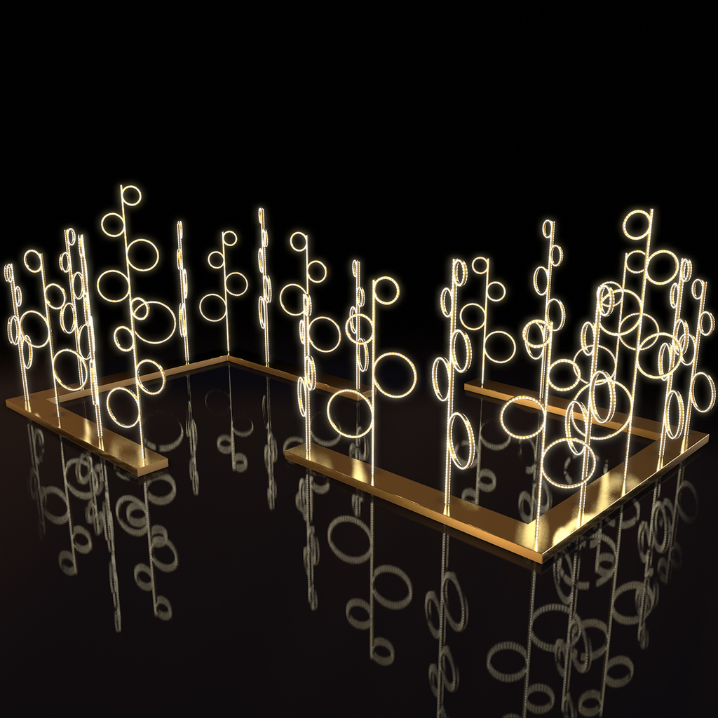 Световая инсталляция №7