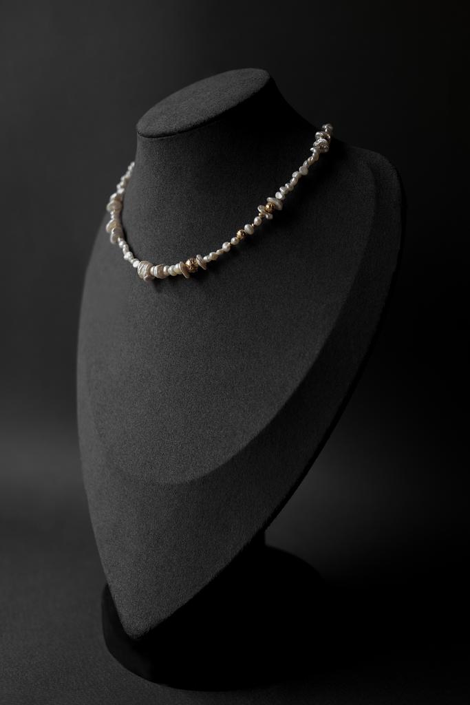 Колье из жемчуга Кэши и лавы