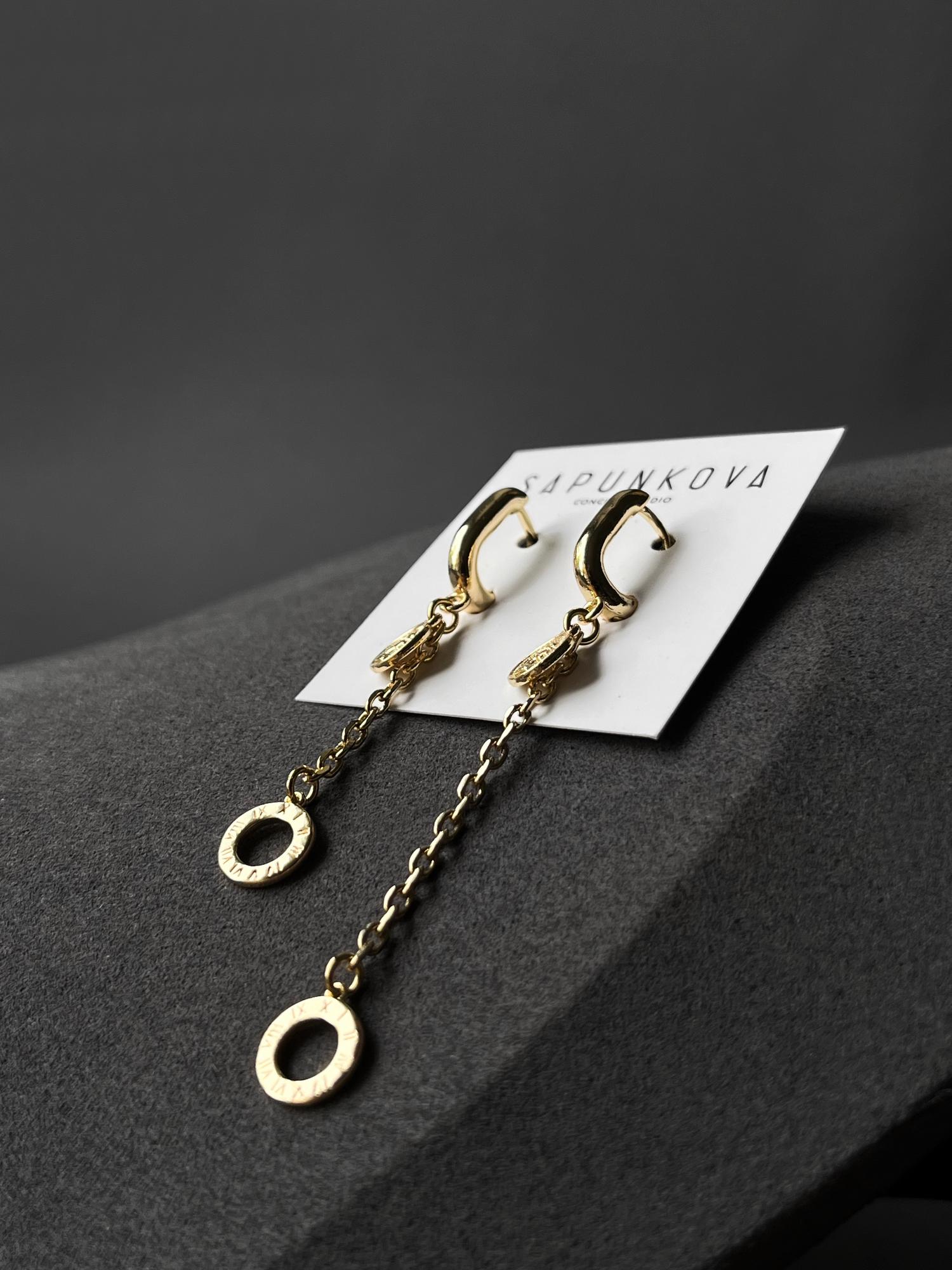 Базовые серьги асимметрия