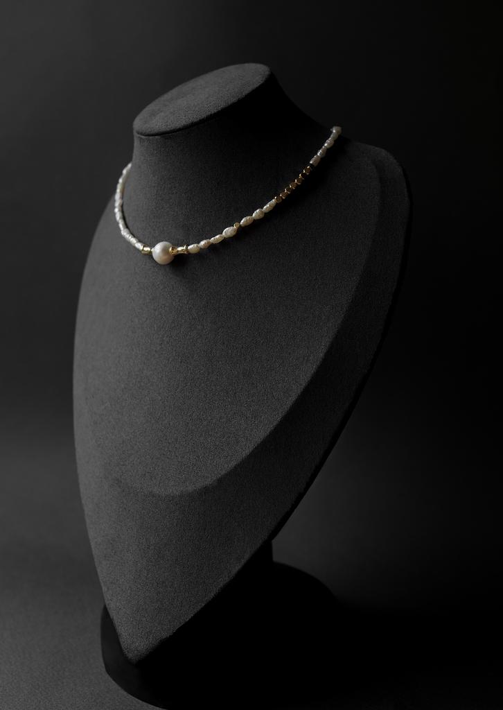 Колье с крупной жемчужиной ЛЕТО