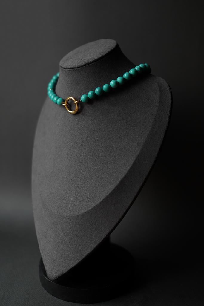 Колье с кольцом бирюза ЛЕТО
