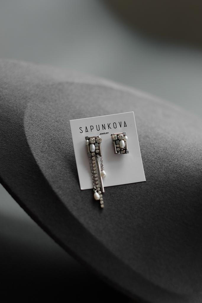 Асимметричные серьги ТОП МИКС