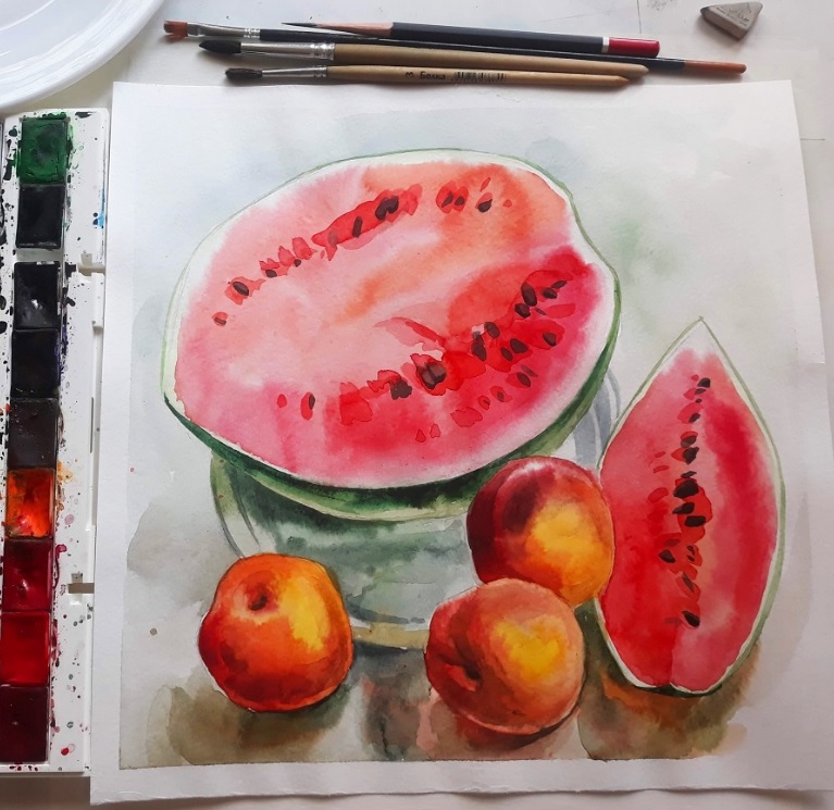 ВИДЕОКУРС "АКВАРЕЛЬНОЕ ЛЕТО"