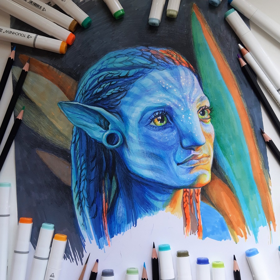 КУРС "СКЕТЧИ МАРКЕРАМИ" БОЛЬШОЙ