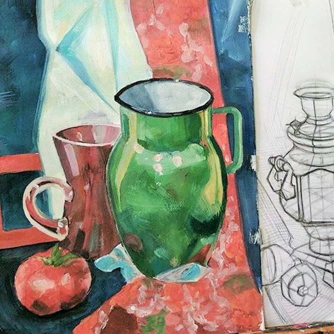 КУРС "РИСОВАНИЕ С НУЛЯ ДО ПОРТРЕТА" 2 раза в нед.