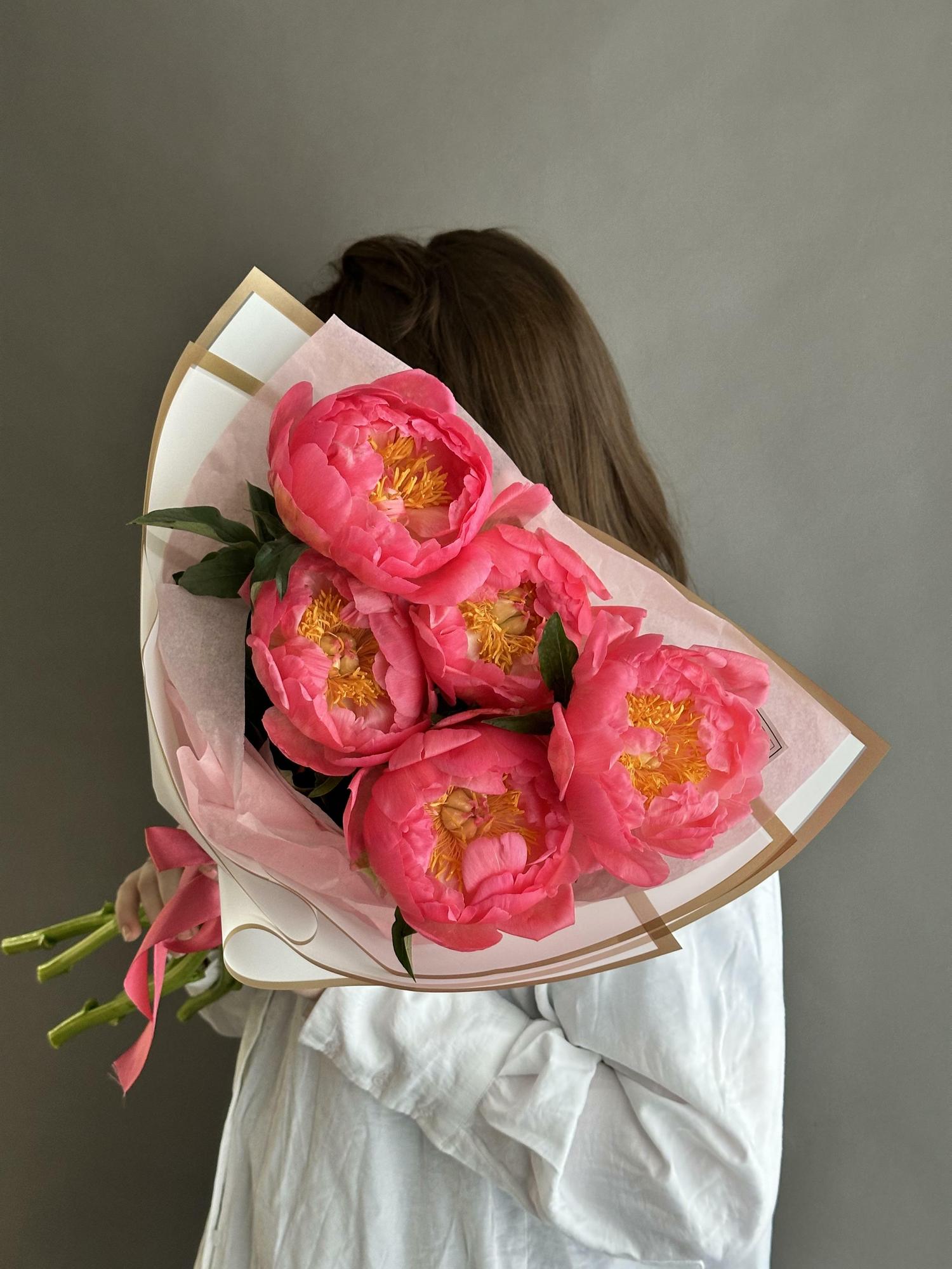 Букет «Peonies Coral Charm»