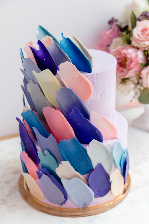 Оформление "Шоколадные перья"