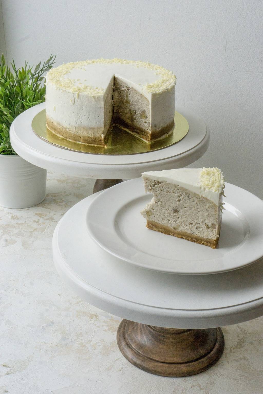 Банановый чизкейк