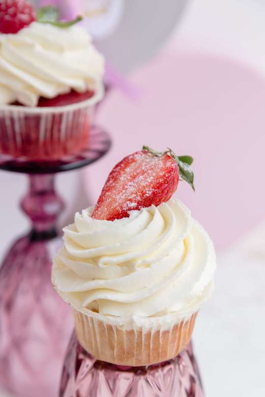 Сливочный капкейк