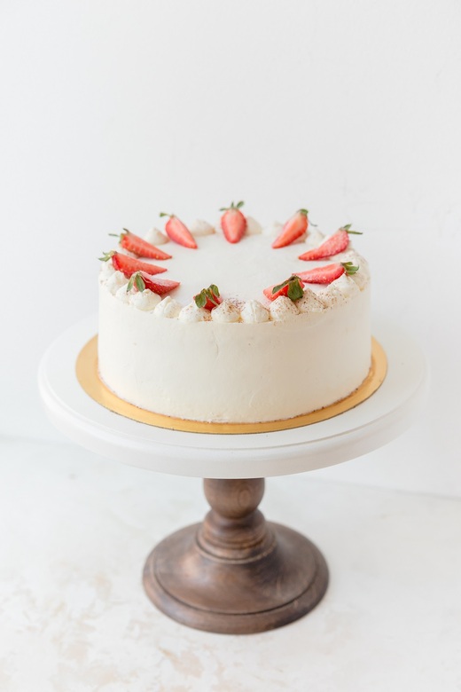 Ванильный с малиной