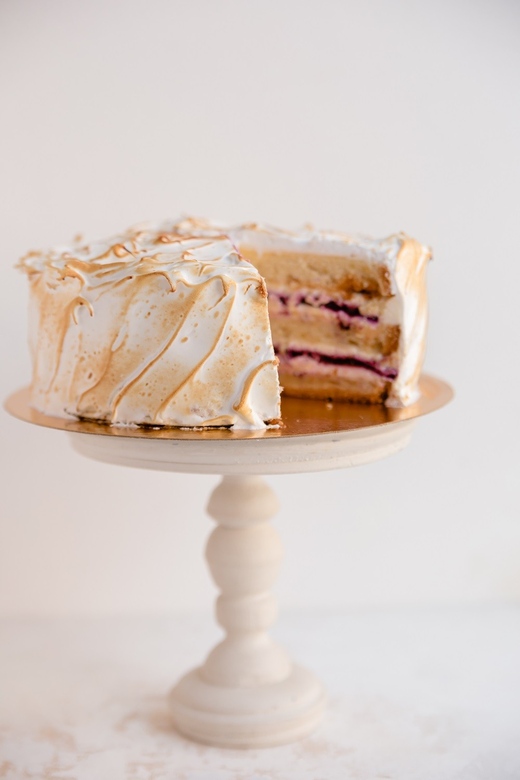 Лимонный с черникой