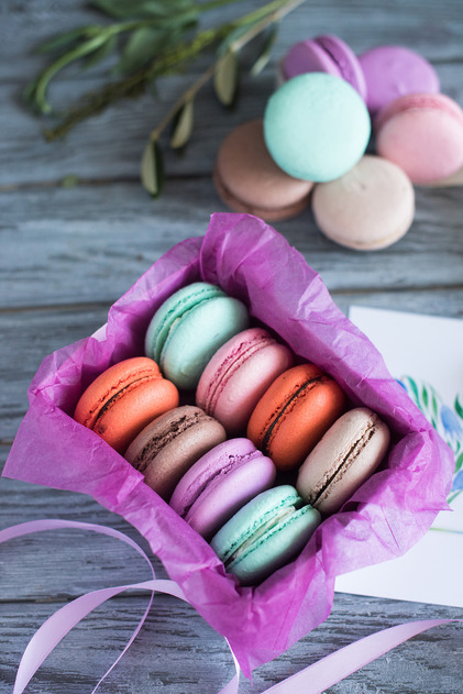 Набор 8 макаронс