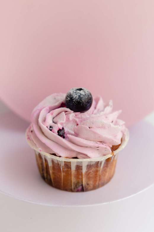 Смородиновый капкейк