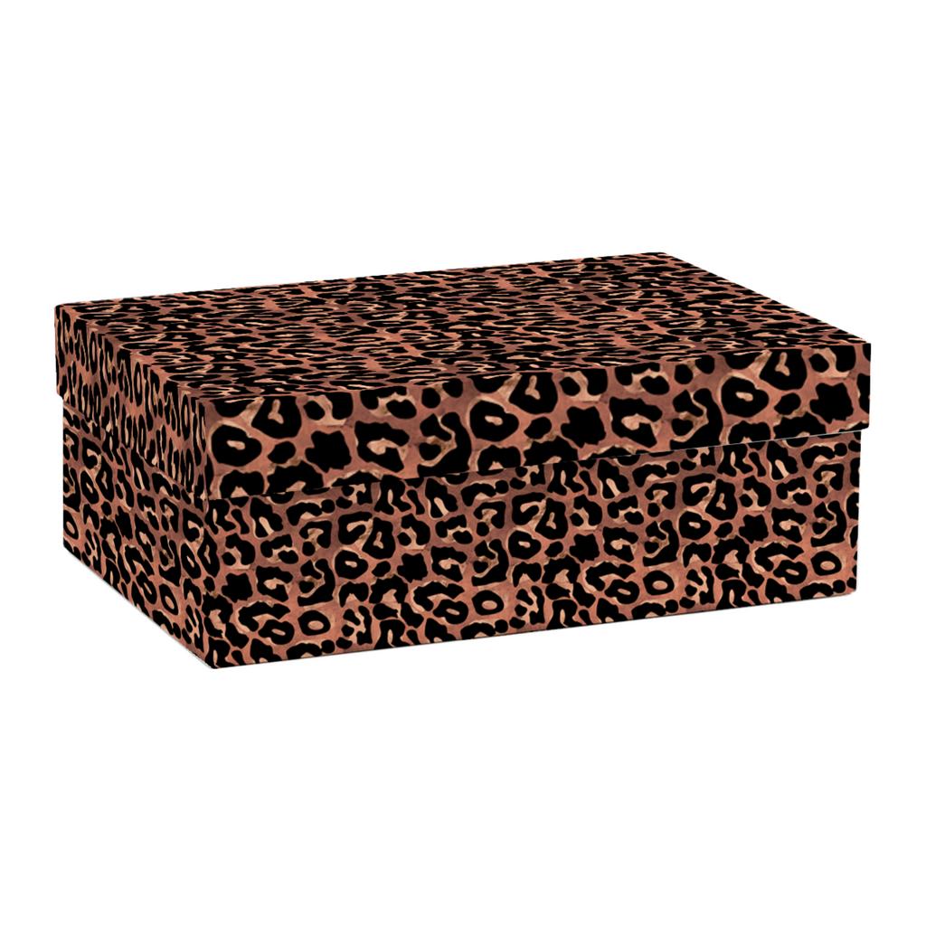 Коробки прямоугольные "Леопард"