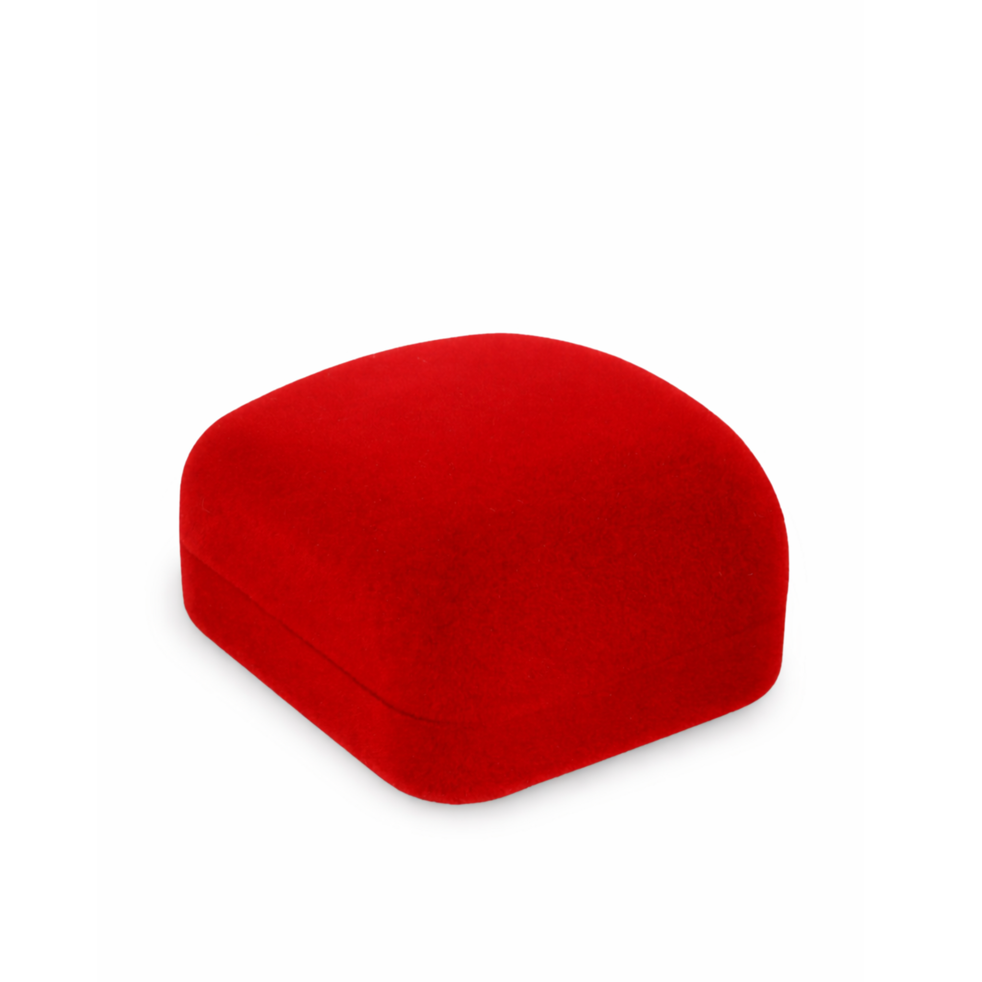 Коробочка бархатная красная