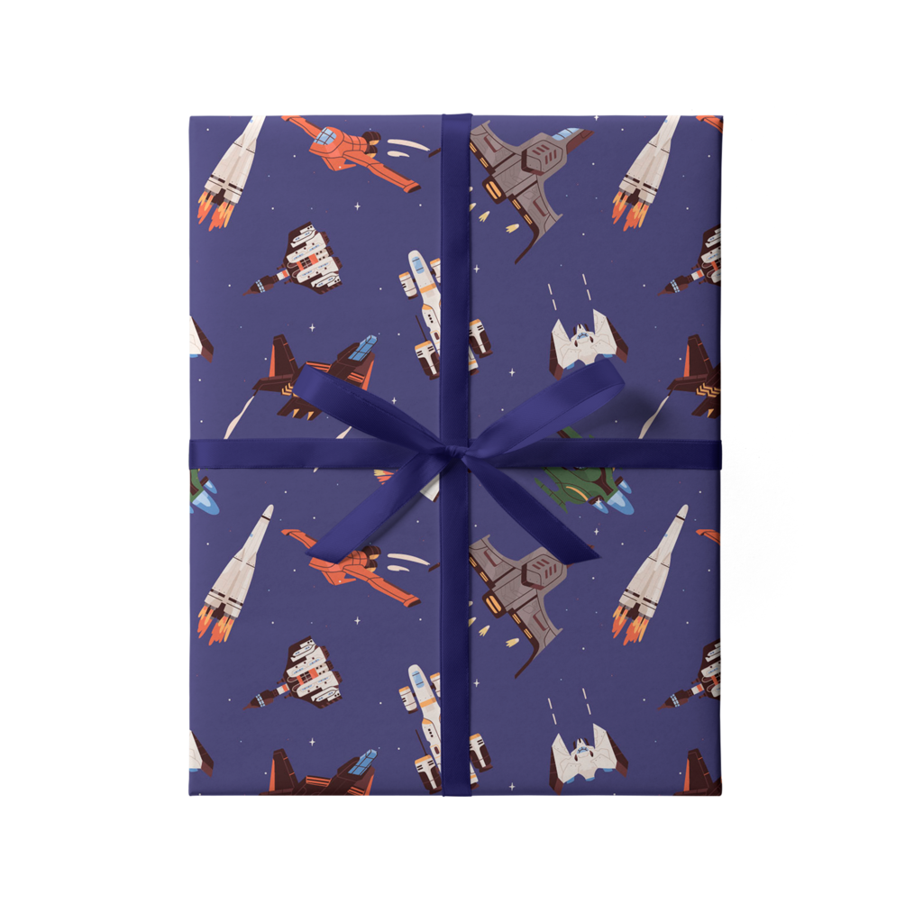 Бумага Wrap Me "Космолёты"