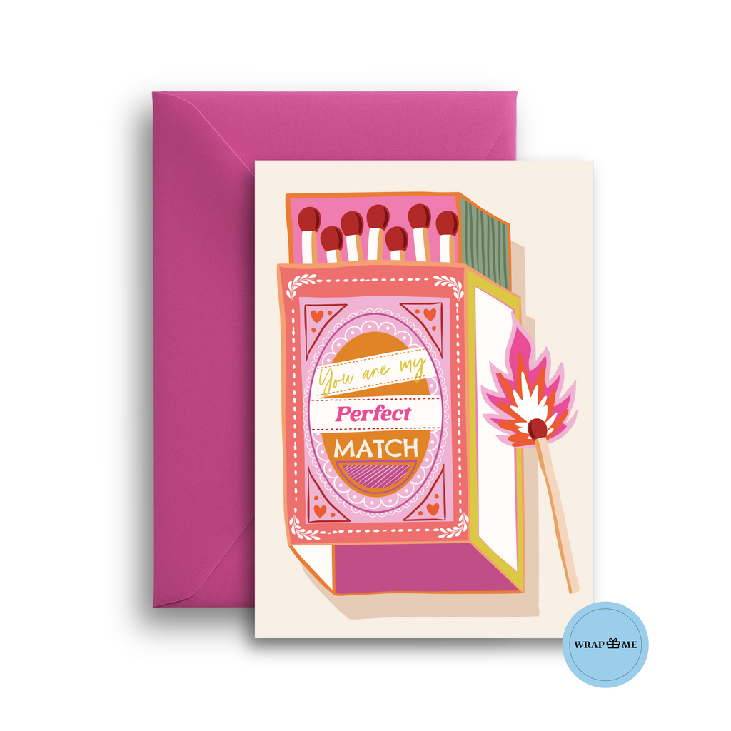 Мини открытка Wrap Me "Спички"