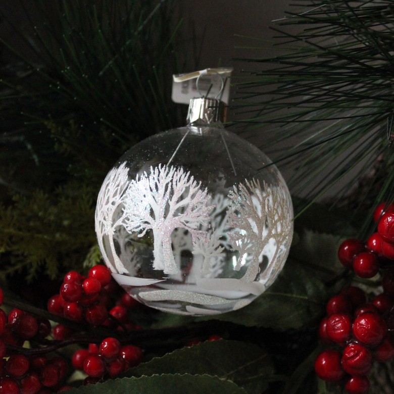 Ёлочный шар "Деревья"