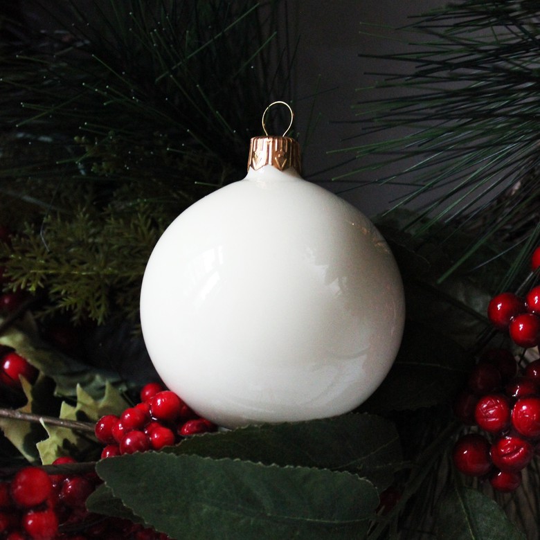 Ёлочный шар "Молочный"