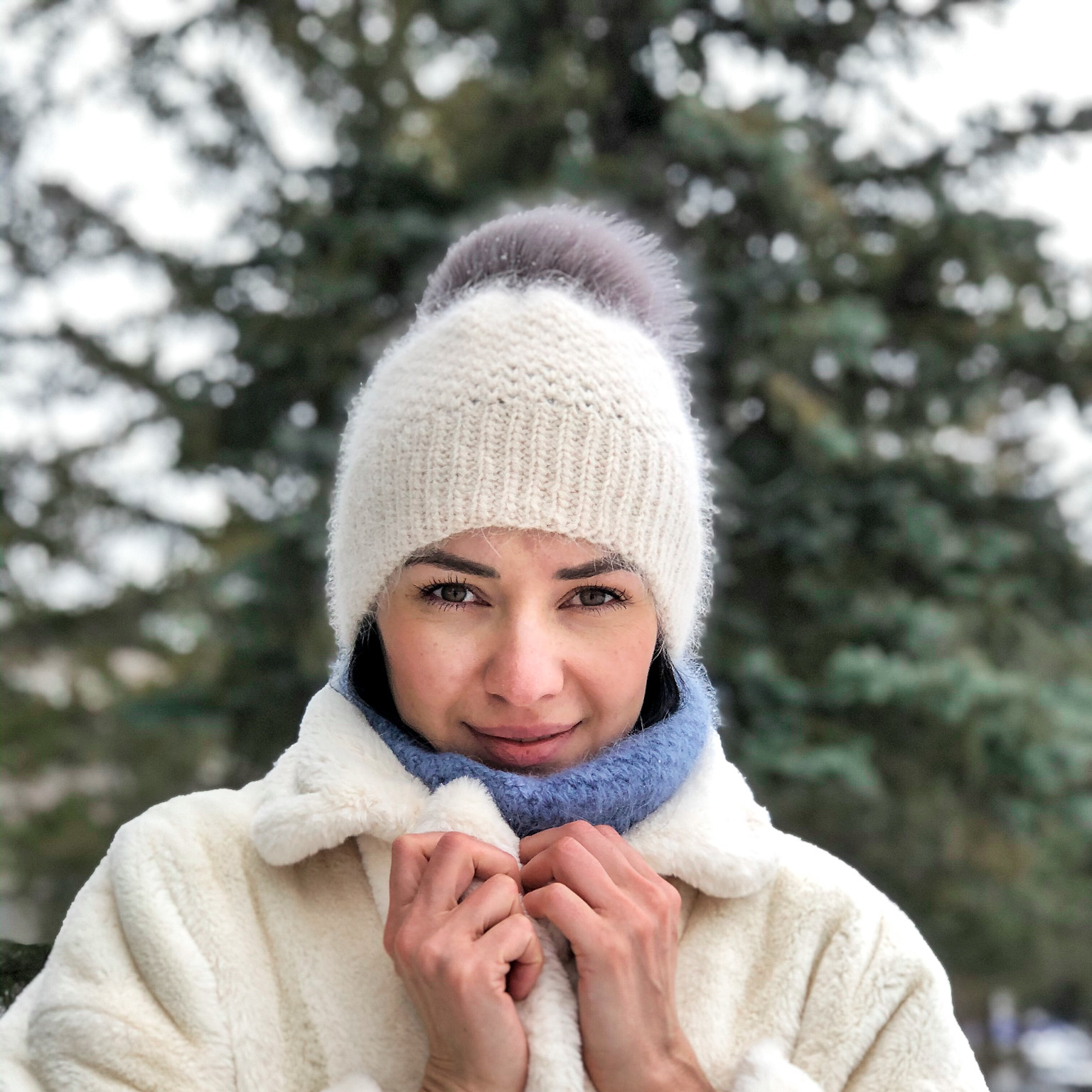 шапка крючком, зимняя шапка крючком