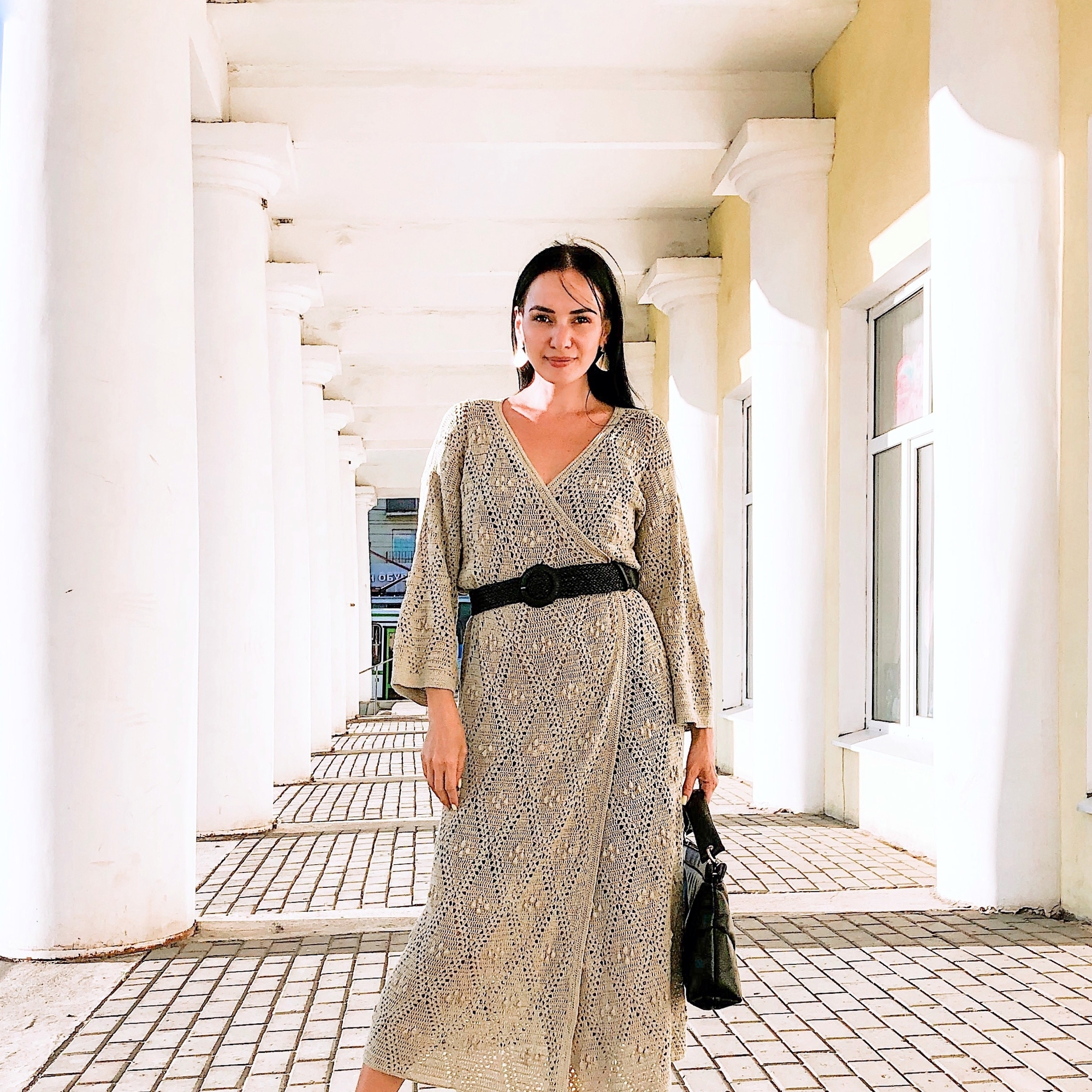 кимоно крючком, летняя накидка крючком