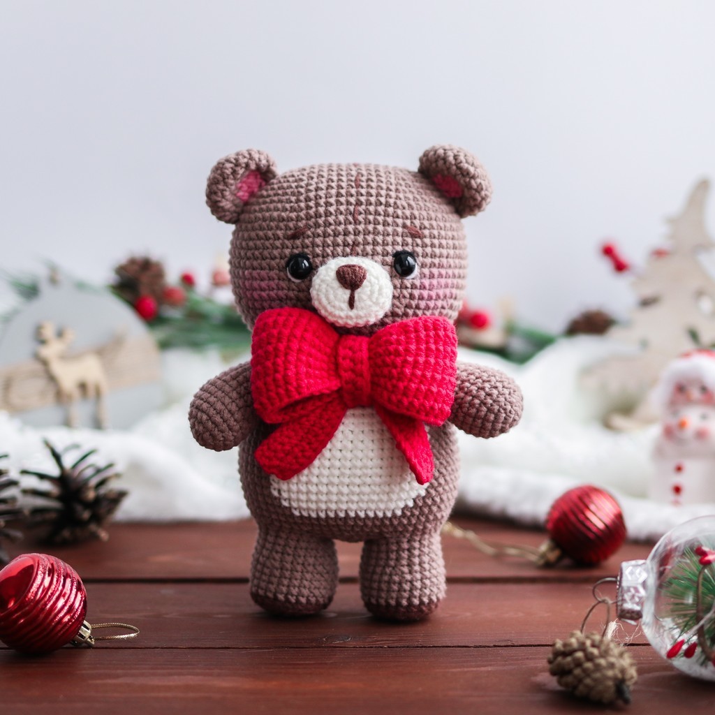 Мастер-класс Медвежонок с бантом