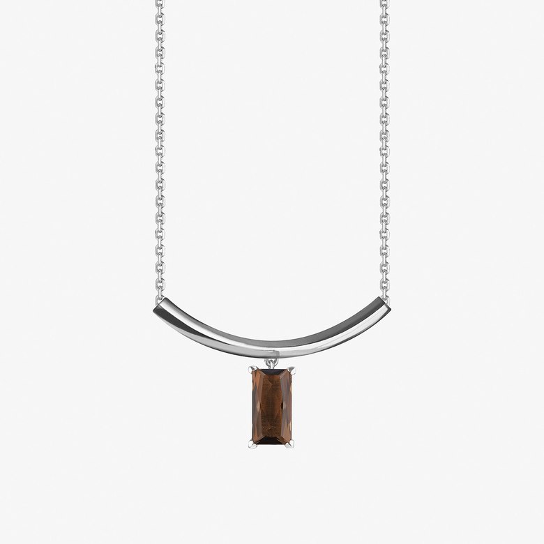 Подвеска "ARC" с дымчатым кварцем