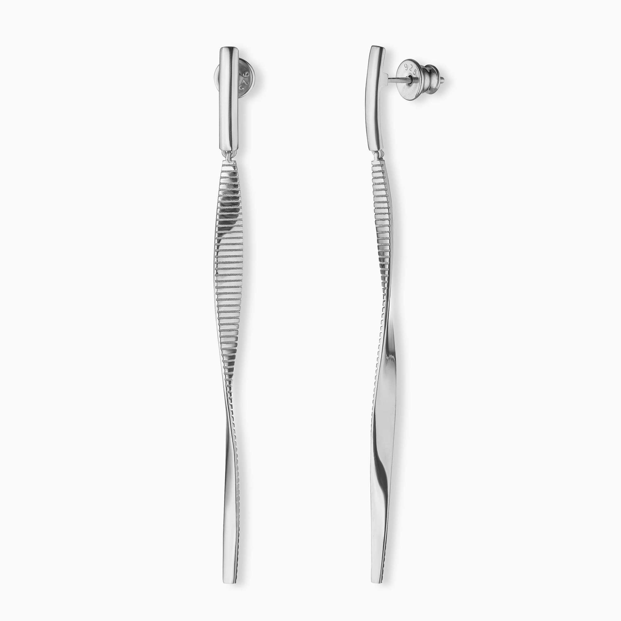 Серьги HELIX SILVER