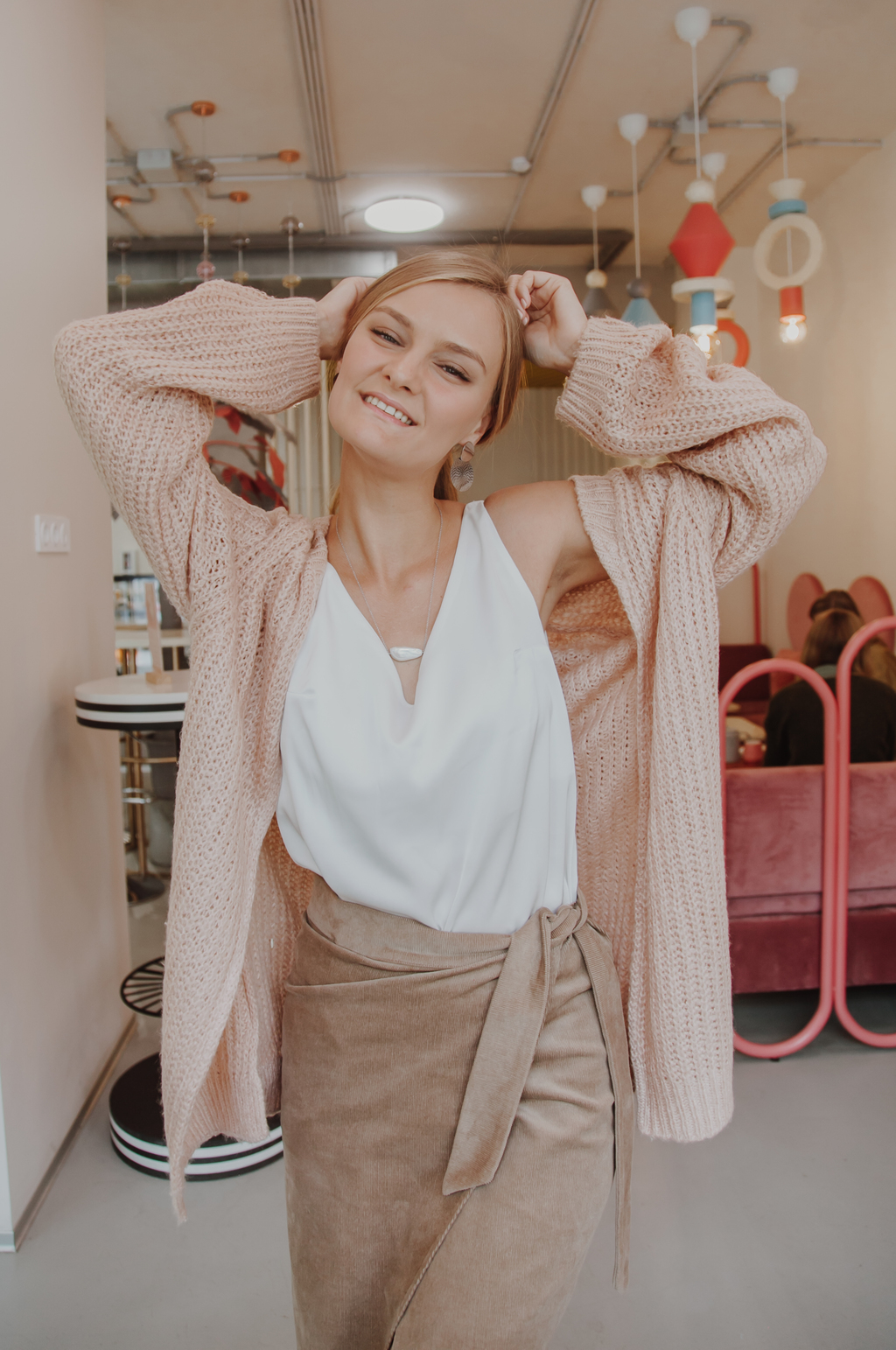 Цепочка с барочной жемчужиной