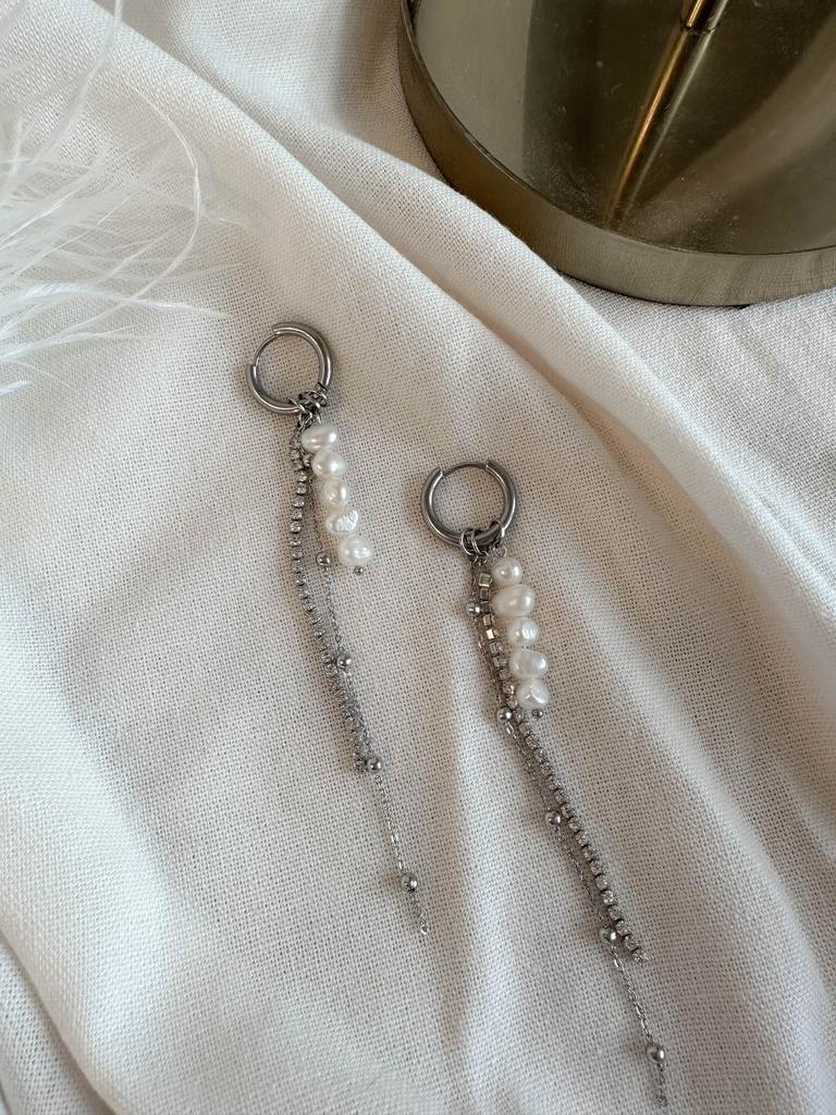 Серьги-трансформеры NEZHNO