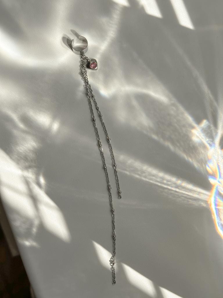 Кафф с цепочками HEART