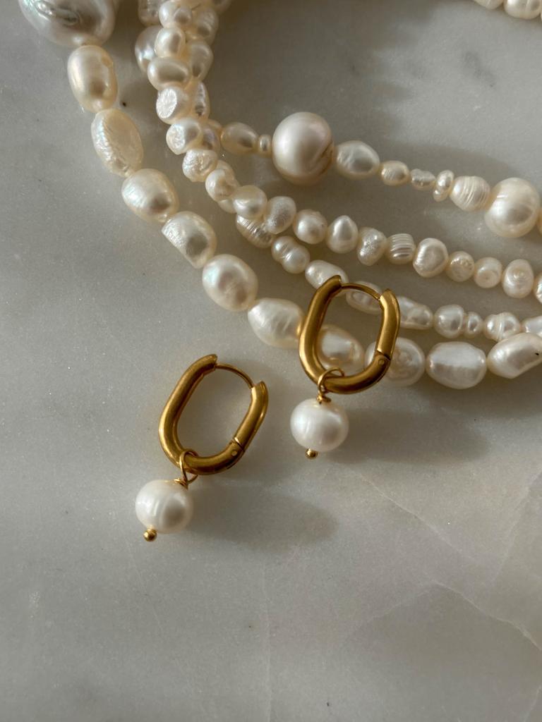 Серьги-трансформеры PEARL