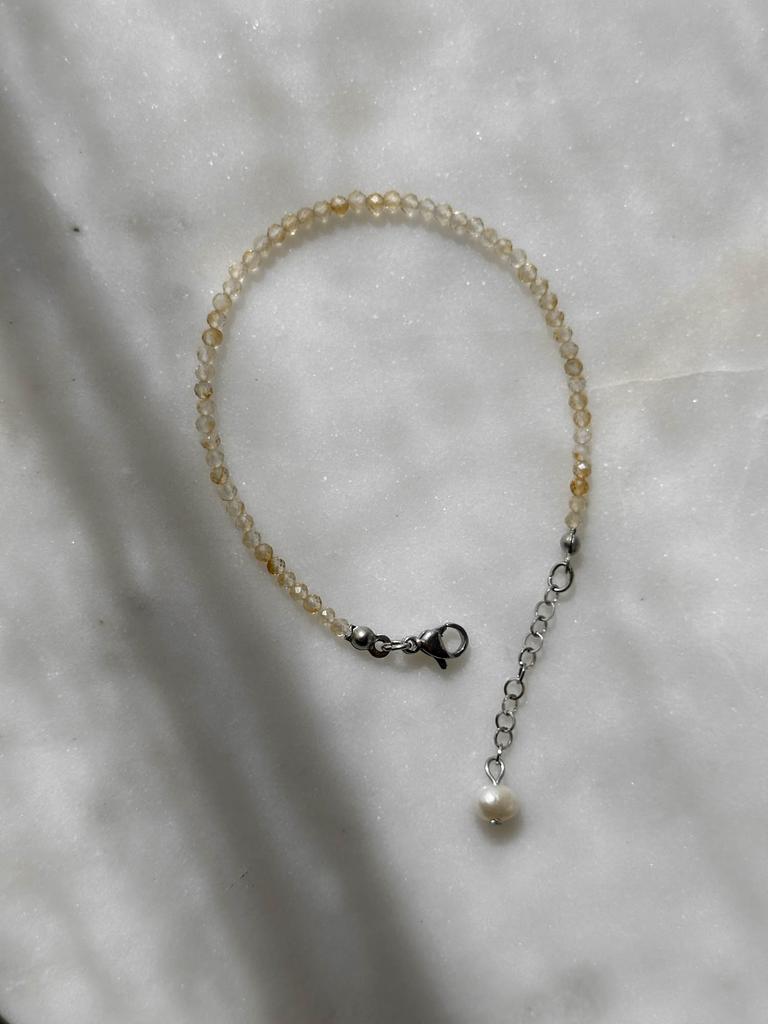 Браслет из цитрина