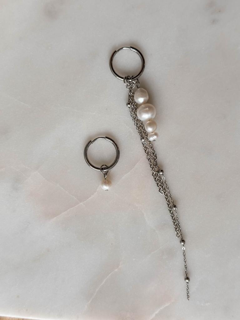 Серьги-трансформеры  PEARL DROPS