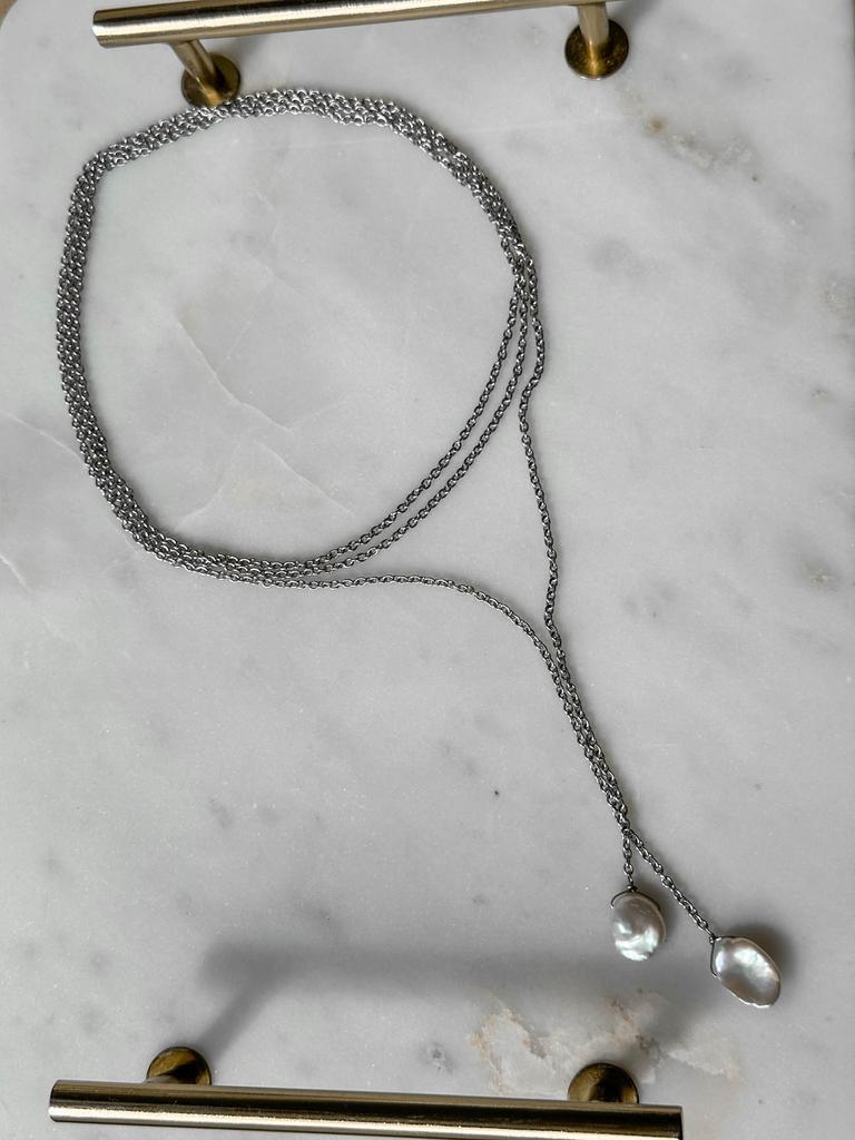Цепочка с жемчужинами
