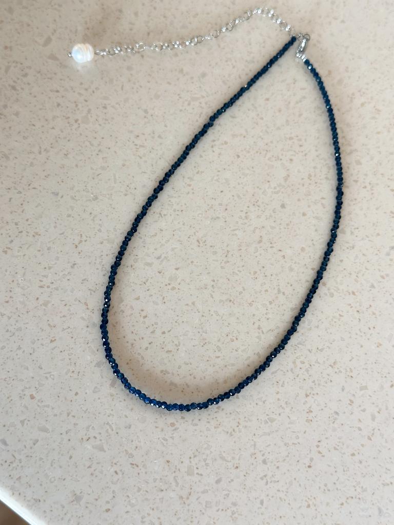 Чокер из синего авантюрина