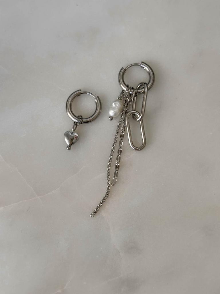 Серьги-трансформеры CHAINS