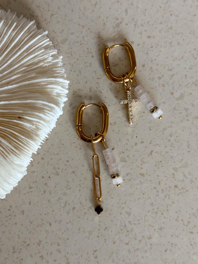 Серьги-трансформеры  GOLDEN LOVE