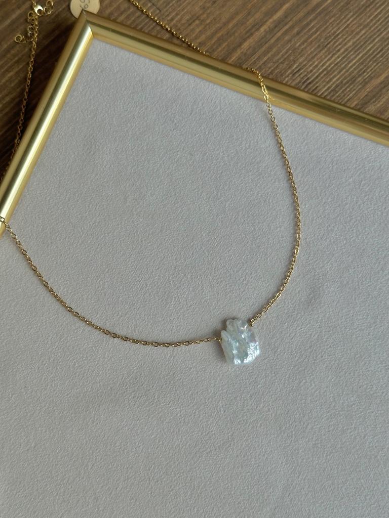 Цепочка с барочной жемчужиной