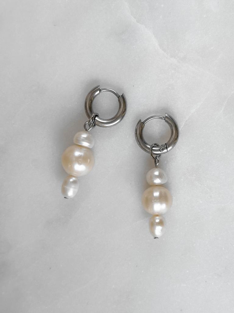 Серьги-трансформеры PEARL DROPS