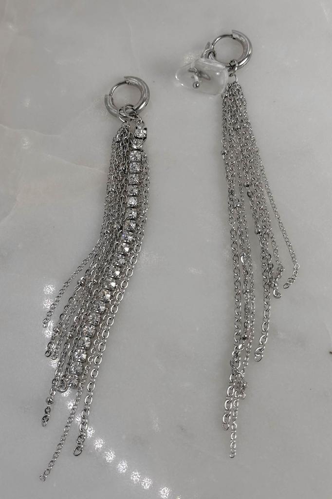 Серьги-трансформеры CRYSTAL