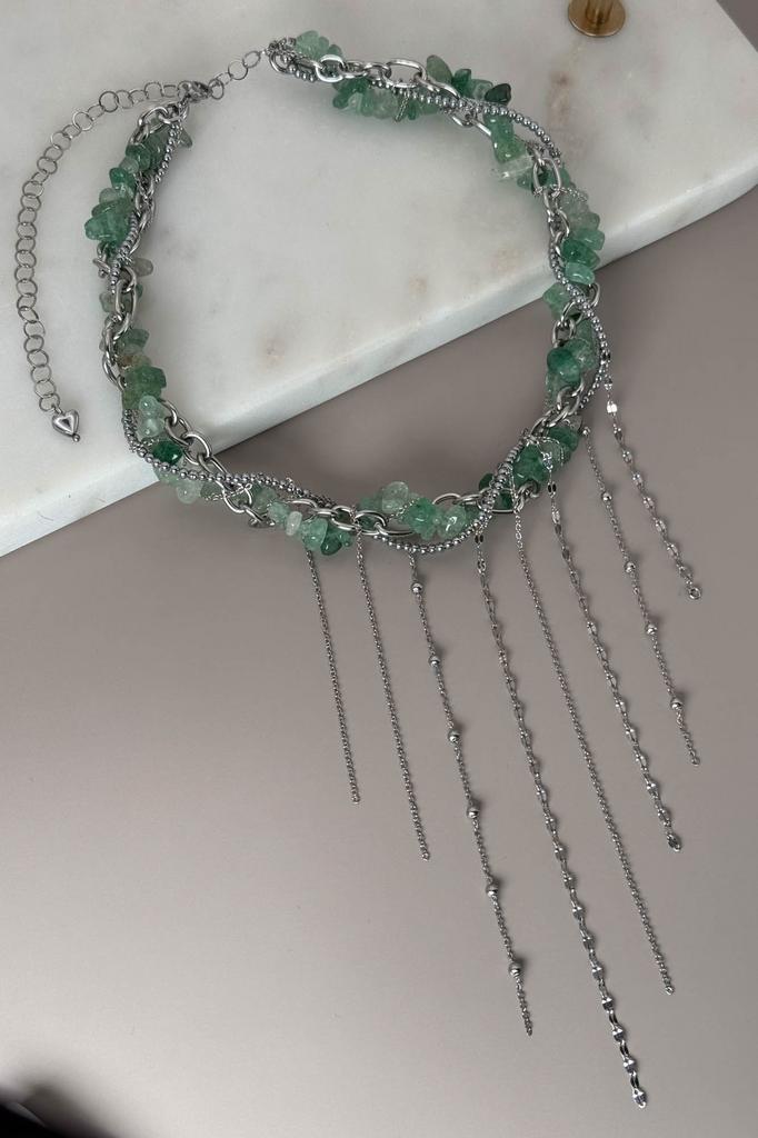 Колье из апатита ALPEN