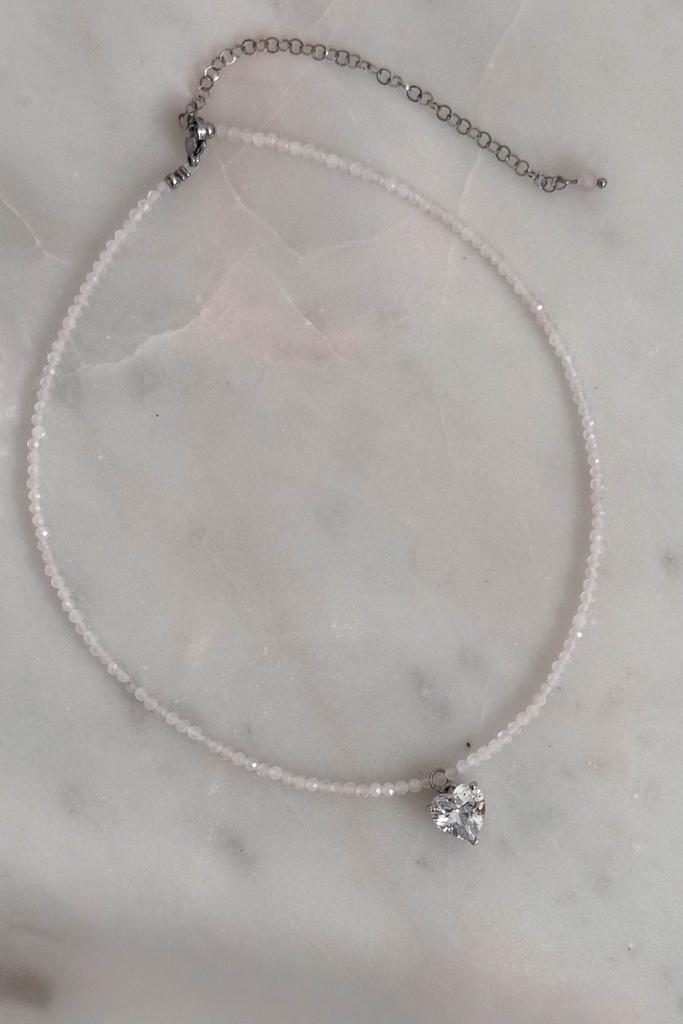 Чокер ROSE QUARTZ