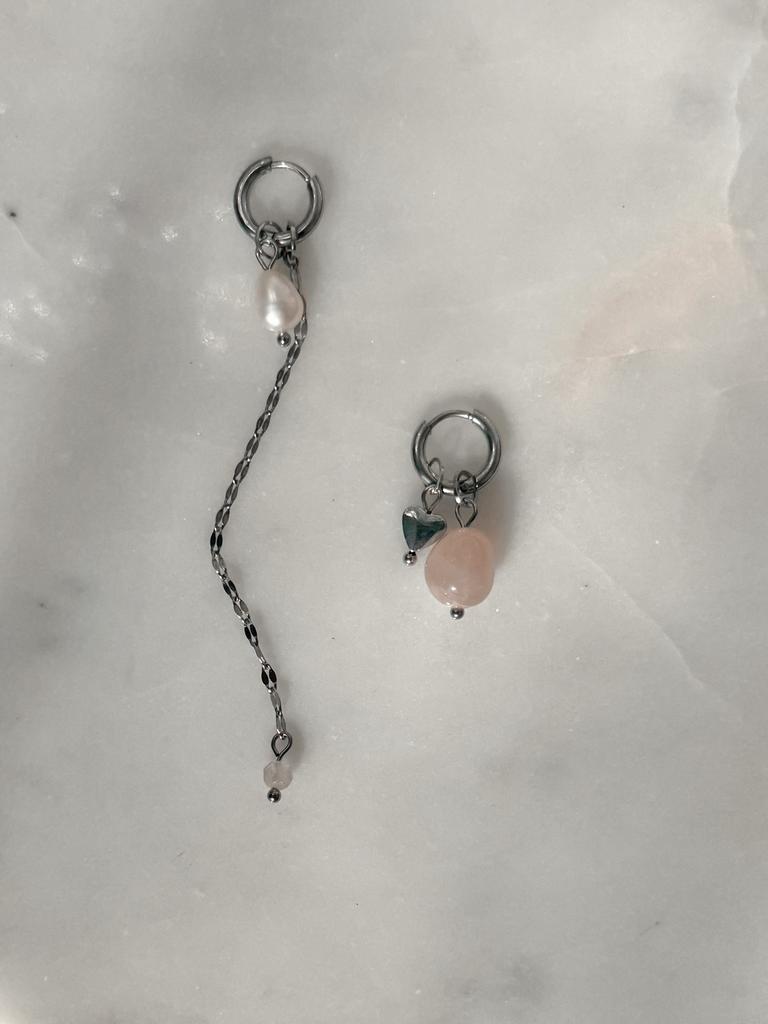 Серьги-трансформеры ПИОНЫ