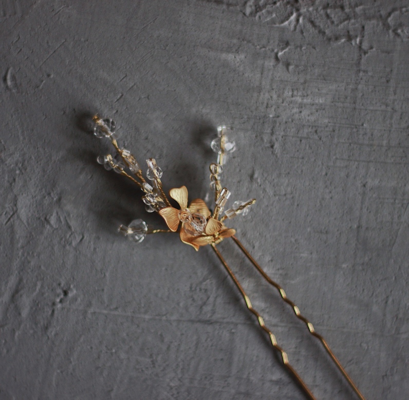Flor de oro Cristalino
