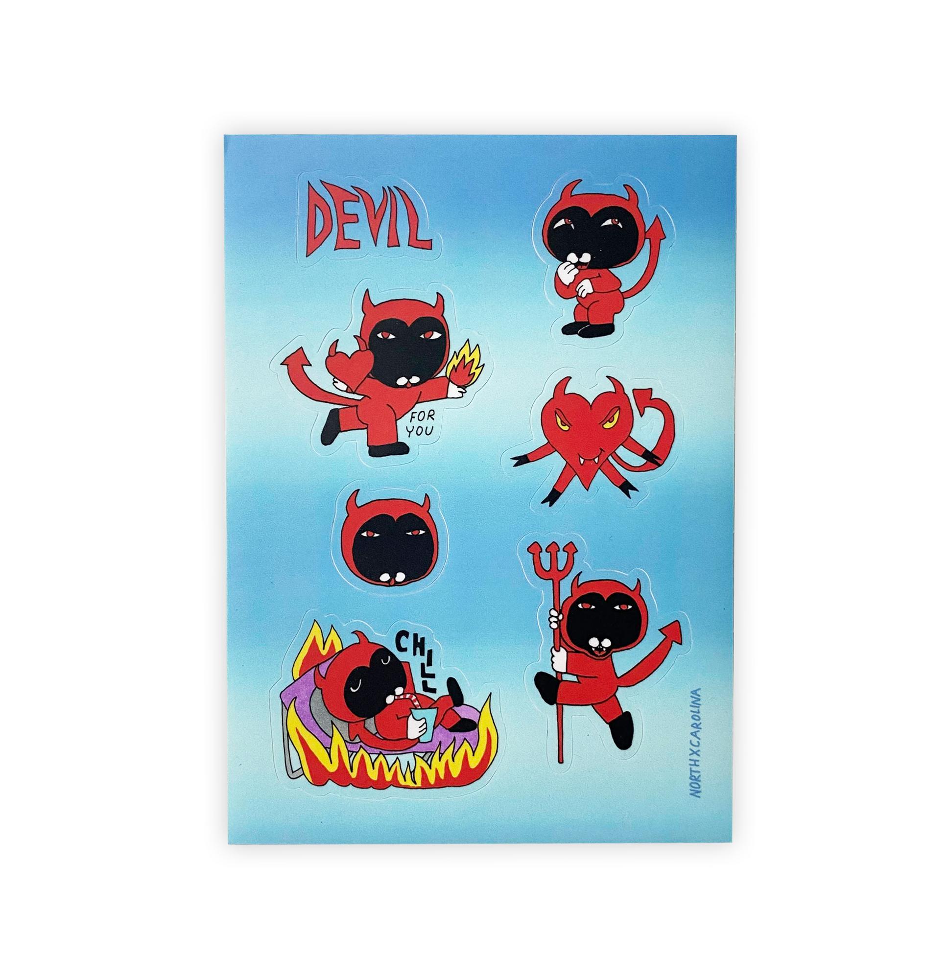 Стикерпак Мэйсон-чертёнок