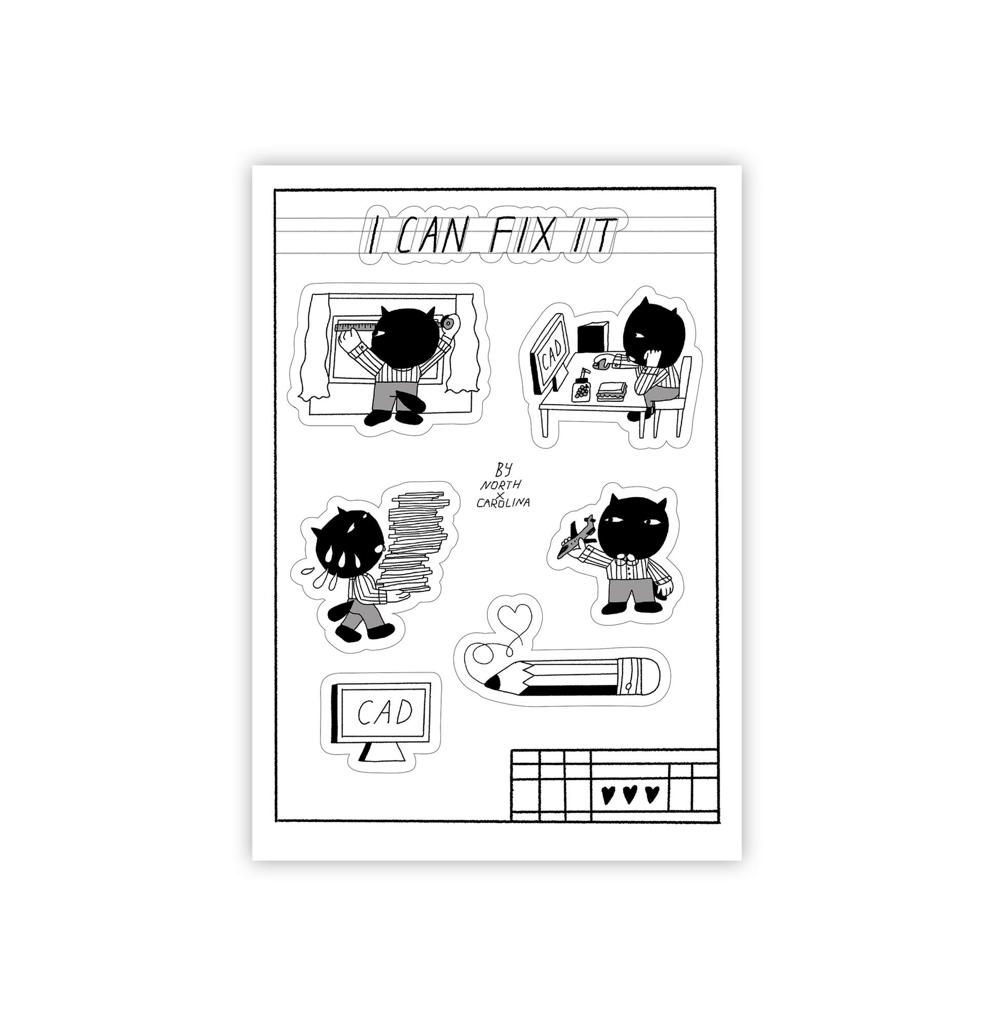 Стикерпак Инженер Мэйсон