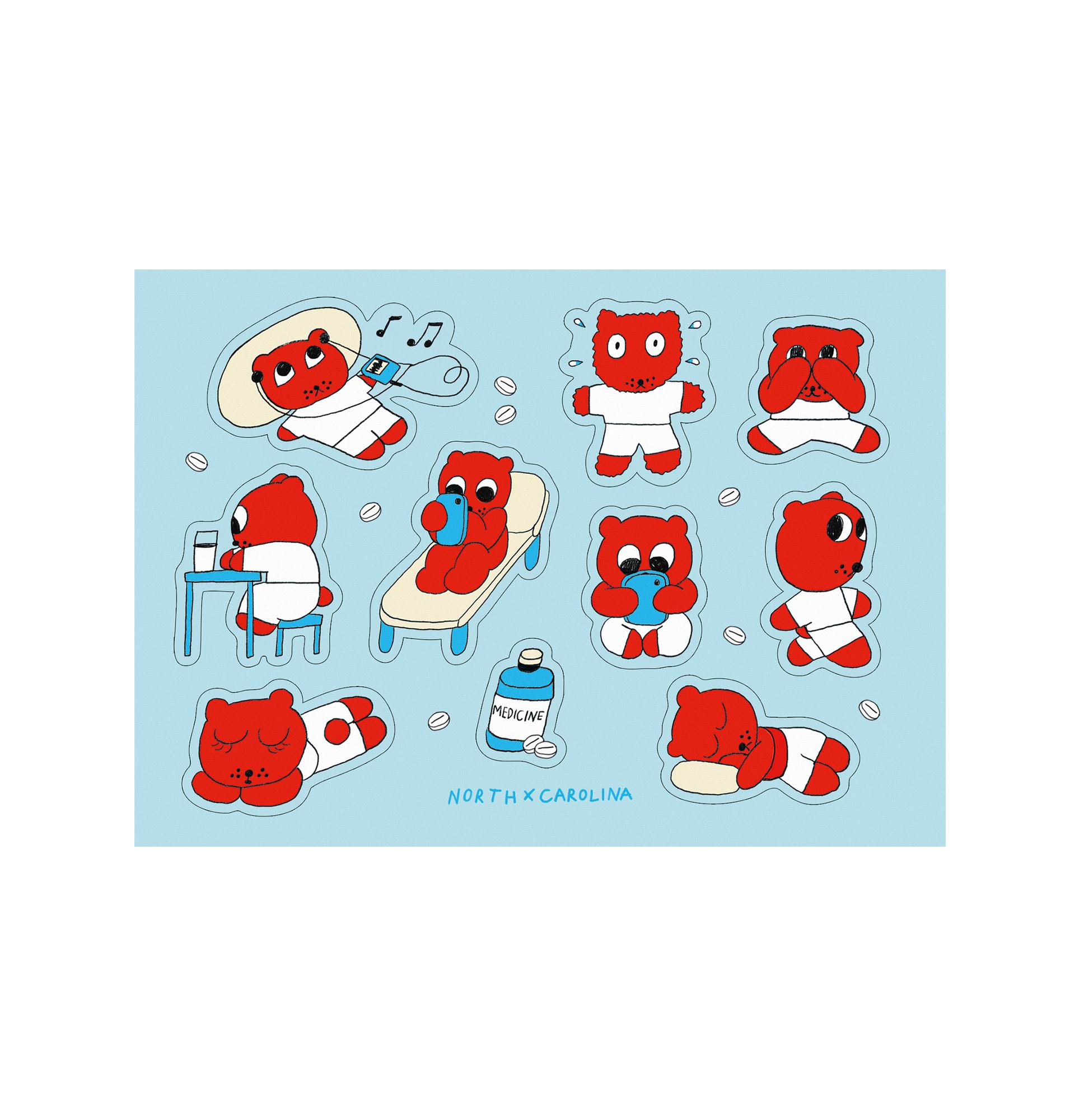 Стикеры Плюшевый стационар